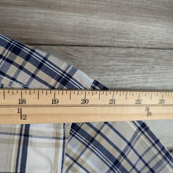 Canada* Men's Short Sleeve Button Down Curved Hem Chest Pocket Shirt~ Size XL - Picture 5 of 10